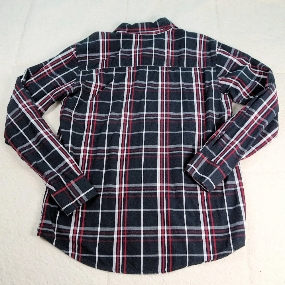 Western Levi's Button Up Plaid L/S Shirt Small